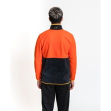 Luo Camp Full-Zip Fleece 01 - Orange/dark Grey Erkek Polar