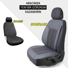 Z&C MAXTECH Renault 12 Deri Detaylı Özel Tasarım Oto Koltuk Kılıfı Seti Mevo G