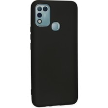 HappyCase Infinix Hot 11 Play Kılıf Lansman Nano Içi Kadife  Silikon - Siyah