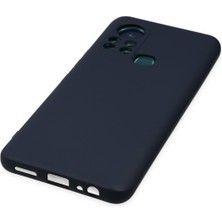 HappyCase Infinix Hot 11S Kılıf Lansman Nano Içi Kadife  Silikon - Lacivert