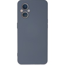 HappyCase Oppo Reno 7 Lite Kılıf Lansman Nano Içi Kadife  Silikon - Gri