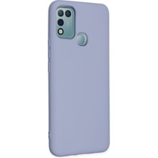 HappyCase Infinix Hot 11 Play Kılıf Lansman Nano Içi Kadife  Silikon - Lila