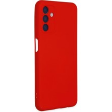 HappyCase A04S Kılıf Lansman Nano Içi Kadife  Silikon - Kırmızı