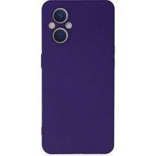 HappyCase Oppo Reno 8 Lite Kılıf Lansman Nano Içi Kadife  Silikon - Mor