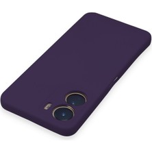 HappyCase Vivo Y16 Kılıf Lansman Nano Içi Kadife  Silikon - Mor