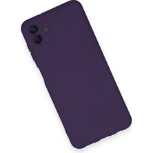 HappyCase Samsung Galaxy A04 Kılıf Lansman Nano Içi Kadife  Silikon - Mor