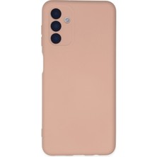 HappyCase A04S Kılıf Lansman Nano Içi Kadife  Silikon - Pudra