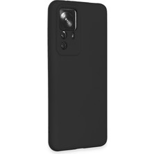 HappyCase Xiaomi Mi 12T Kılıf Lansman Nano Içi Kadife  Silikon - Siyah