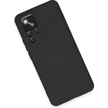 HappyCase Xiaomi Mi 12T Kılıf Lansman Nano Içi Kadife  Silikon - Siyah