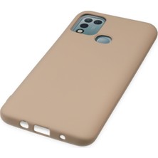 HappyCase Infinix Hot 10 Play Kılıf Lansman Nano Içi Kadife  Silikon - Pudra