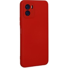 HappyCase Vivo Y15S Kılıf Lansman Nano Içi Kadife  Silikon - Kırmızı