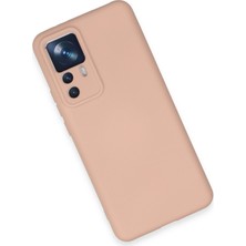 HappyCase Xiaomi Mi 12T Kılıf Lansman Nano Içi Kadife  Silikon - Pudra