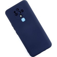 HappyCase Tecno Camon 16 Kılıf Lansman Nano Içi Kadife  Silikon - Lacivert