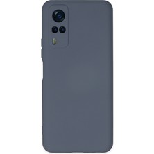 HappyCase Vivo Y51A Kılıf Lansman Nano Içi Kadife  Silikon - Gri