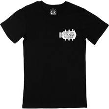 Cix Music Can Change The World Cep Logo Tasarımlı Siyah Tişört