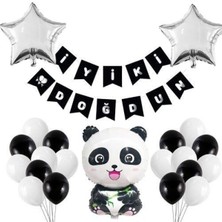 Bal10 Dünyası Panda Temalı Duğum Günü Parti Seti