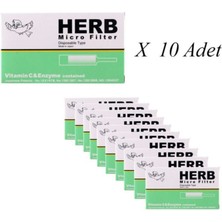 T-Bek Herb Micro Filter Kullanat Sigara Ağızlığı 10LU Paket