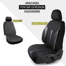 Z&C MAXTECH Bmw 3 Serisi Deri Detaylı Özel Tasarım Oto Koltuk Kılıfı Seti Classy