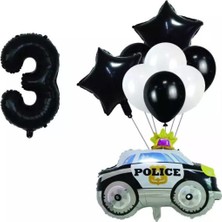 Best Parti Police ( Polis Arabası ) Folyo Balon Seti Yaş 3