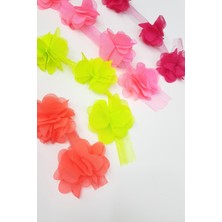 Şifon Tül Çiçek Lazer Kesim