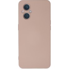 HappyCase Oppo Reno 7 Lite Kılıf Lansman Nano Içi Kadife  Silikon - Pudra