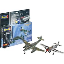 Revell Maket Seti Combat Set ME262-P-51B 63711