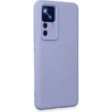 HappyCase Xiaomi Mi 12T Pro Kılıf Lansman Nano Içi Kadife  Silikon - Lila