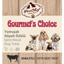 Prochef 200 gr Dana Etli Gourmet's Choice Köpeklerin Eğitimi Için Yarı Yumuşak Köpek Ödül Maması