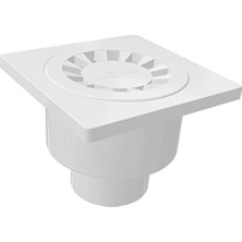 Kurna 10X10 50LİK Alttan Yer Sifonu Plastik