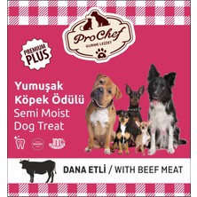 Prochef 200 gr Dana Etli Premium Plus Köpeklerin Eğitimi Için Yarı Yumuşak Köpek Ödül Maması