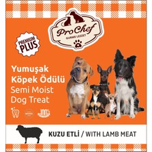 Prochef 200 gr Kuzu Etli Premium Plus Köpeklerin Eğitimi Için Yarı Yumuşak Köpek Ödül Maması 200GR-KUZU-PREMIUM-PLUS-YUMUŞAK