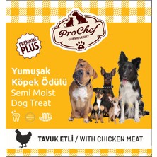 Prochef 200 gr Tavuk Etli Premium Plus Köpeklerin Eğitimi Için Yarı Yumuşak Köpek Ödül Maması