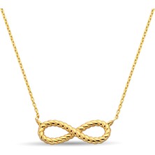 ÇGK KUYUMCULUK Sonsuzluk Altın Kolye CGKKLY038