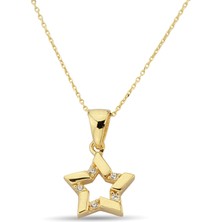 ÇGK KUYUMCULUK Yıldız Altın Kolye CGKKLY044