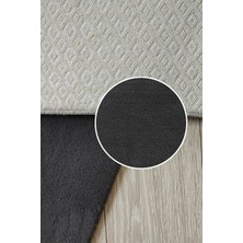 Dinarsu 3'lü Banyo Halısı Peluş Post Halı Klozet Takımı 60x100 Cm - 60x40 Cm-  60x60 Cm