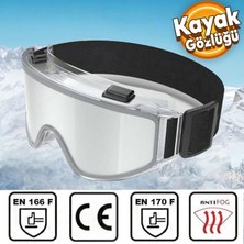 Kayak Gözlüğü Antifog Güneş Kar Şeffaf Snowboard Glasses Ekonomik Seri Gözlük