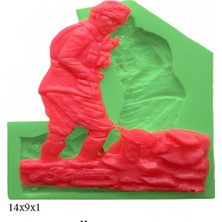 Özel Gün Figürleri Silikon Şeker Hamuru Dekor, Sabun, Saksı ve Mum Kalıbı