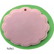 Çerçeve Modeli Silikon Şeker Hamuru Dekor, Sabun, Saksı ve Mum Kalıbı