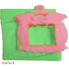 Çerçeve Modeli Silikon Şeker Hamuru Dekor, Sabun, Saksı ve Mum Kalıbı