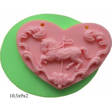 Çerçeve Modeli Silikon Şeker Hamuru Dekor, Sabun, Saksı ve Mum Kalıbı