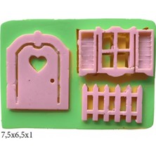 Eşya Figürleri Silikon Şeker Hamuru Dekor, Sabun, Saksı ve Mum Kalıbı