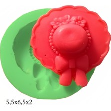 Kıyafet Figürleri Silikon Şeker Hamuru Dekor, Sabun, Saksı ve Mum Kalıbı