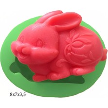 Hayvan Figürleri Silikon Şeker Hamuru Dekor, Sabun, Saksı ve Mum Kalıbı