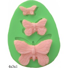 Hayvan Figürleri Silikon Şeker Hamuru Dekor, Sabun, Saksı ve Mum Kalıbı