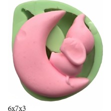 Hayvan Figürleri Silikon Şeker Hamuru Dekor, Sabun, Saksı ve Mum Kalıbı