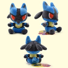 Quickly Pokémon 16CM Küçük Riolu Q Versiyonu Riolu Peluş Oyuncak (Yurt Dışından)