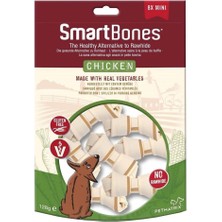 8in1 Smart Bones Chicken Mini Köpek Ödül 128 gr x 4 Adet