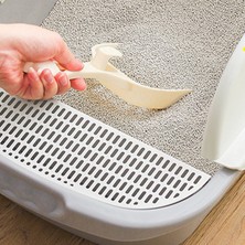 Dayanıklı Gri ve Mavi Çerçeve Eklenmiş Kedi Çöp Kutusu Tepsisi (Yurt Dışından)