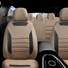 Z&C MAXTECH Seat Altea Deri Detaylı Özel Tasarım Oto Koltuk Kılıfı Seti Smart B