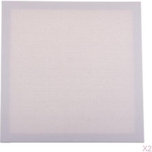 Tahan 2x Sanatçı  16 "x 16" Boş Beyaz Ahşap Çerçeve Tuval Panel Panoları  (Yurt Dışından)